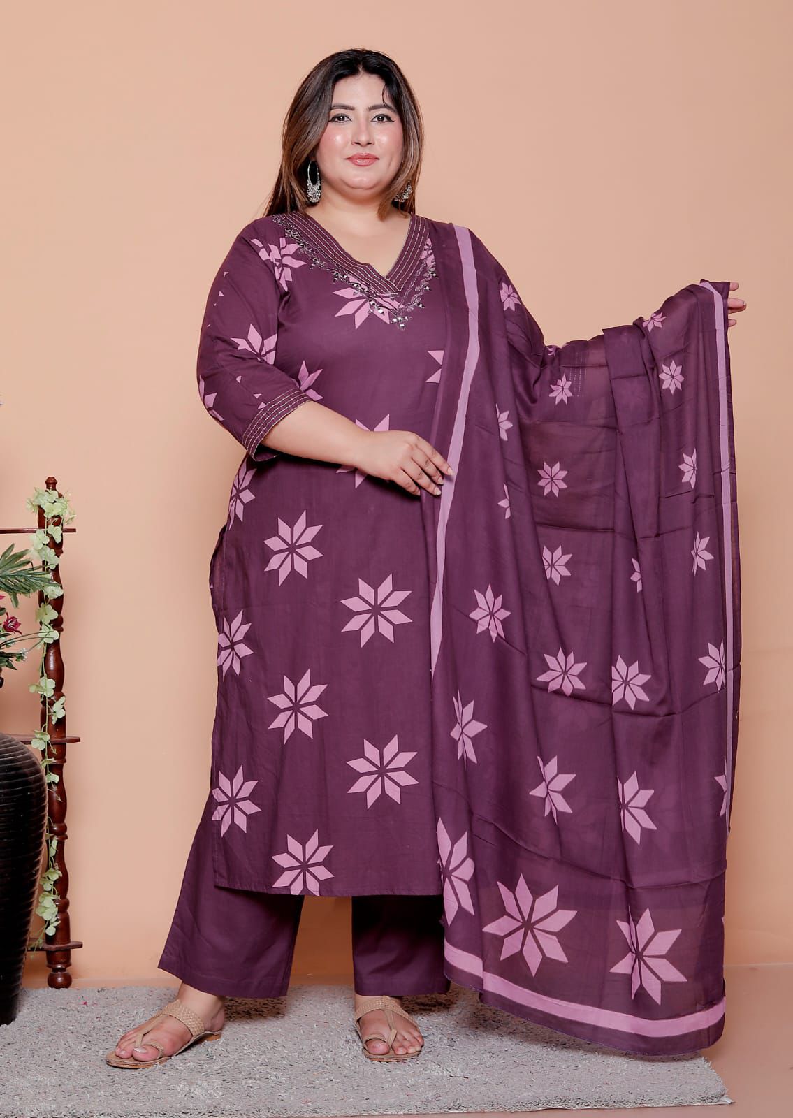 Plus Size Suit Set