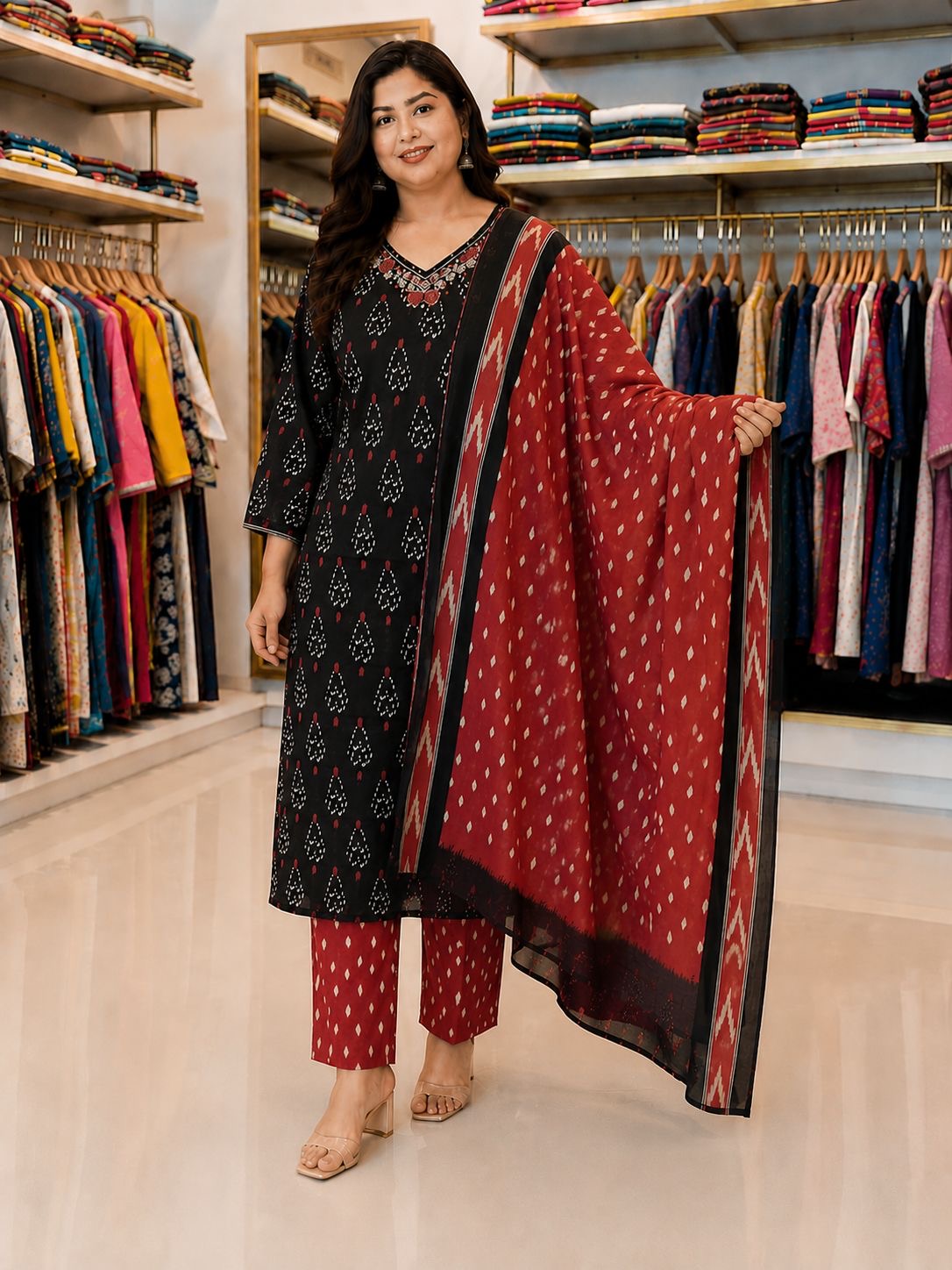 Plus Size Suit Set