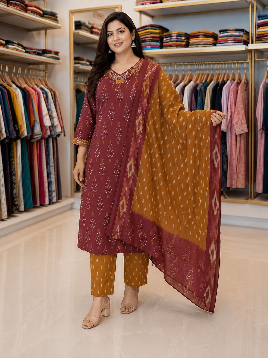 Plus Size Suit Set