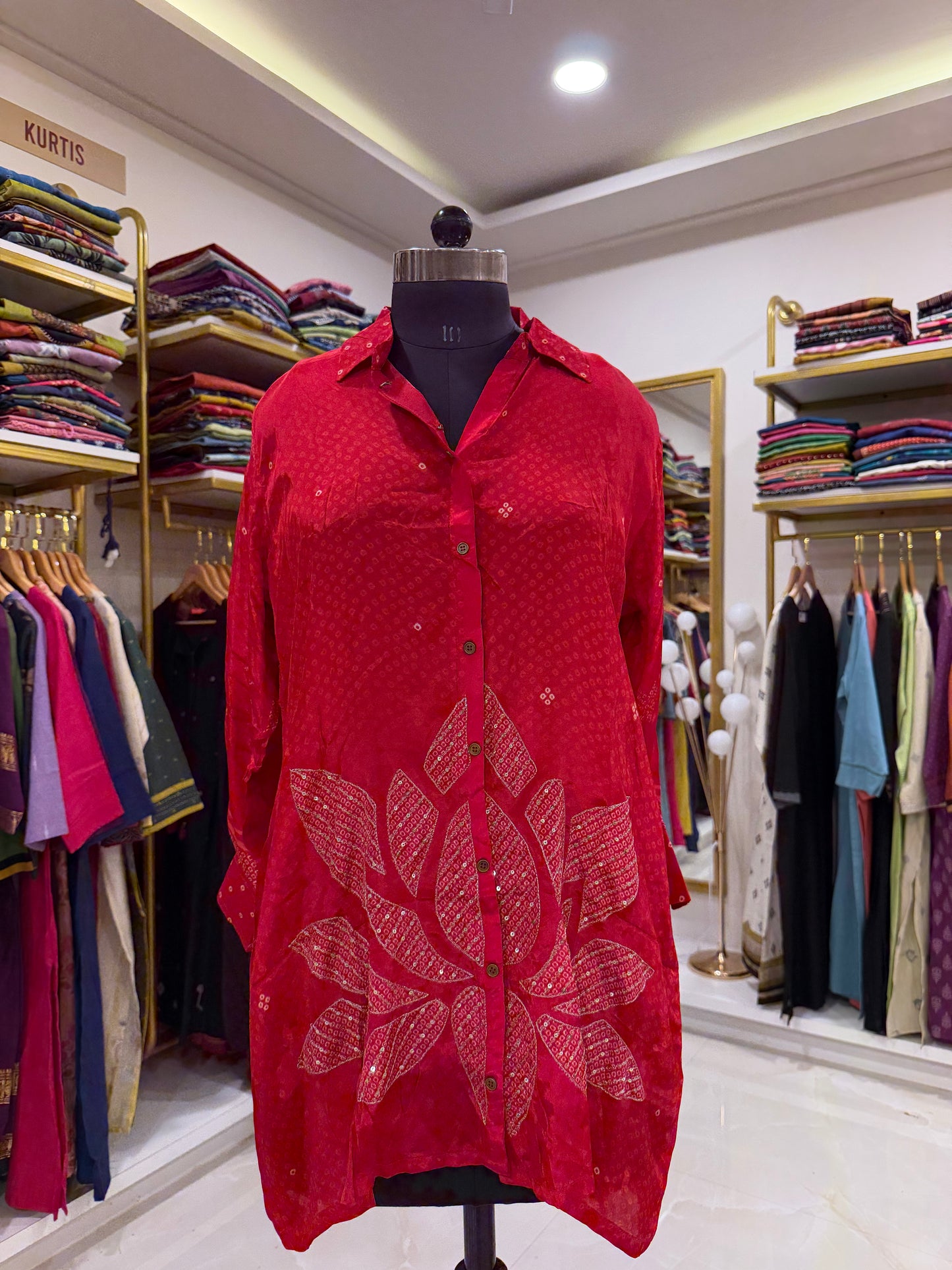 Crape silk Shirt