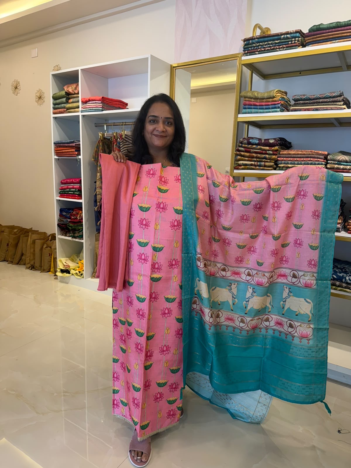Unstitched Dress Material