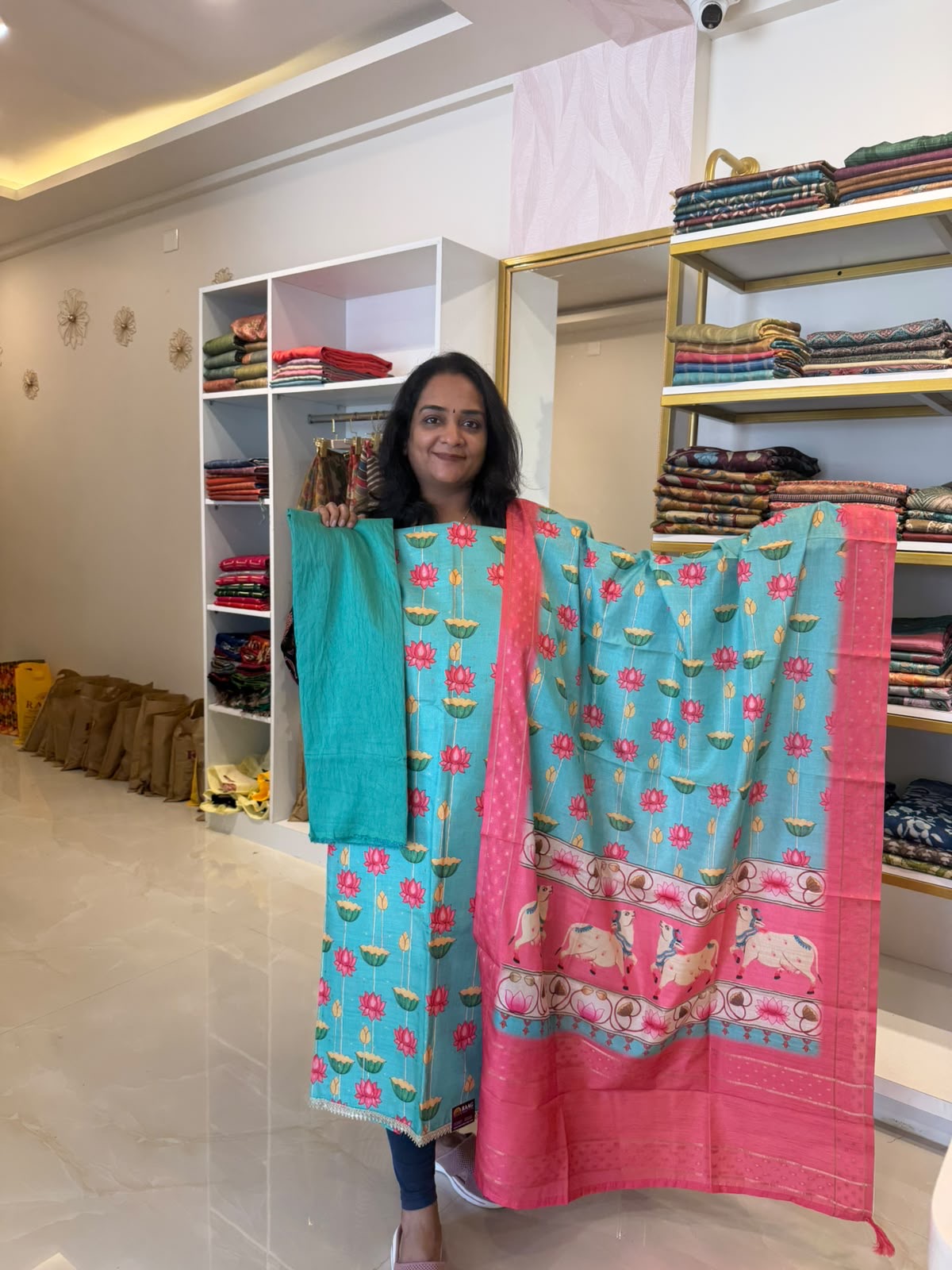 Unstitched Dress Material