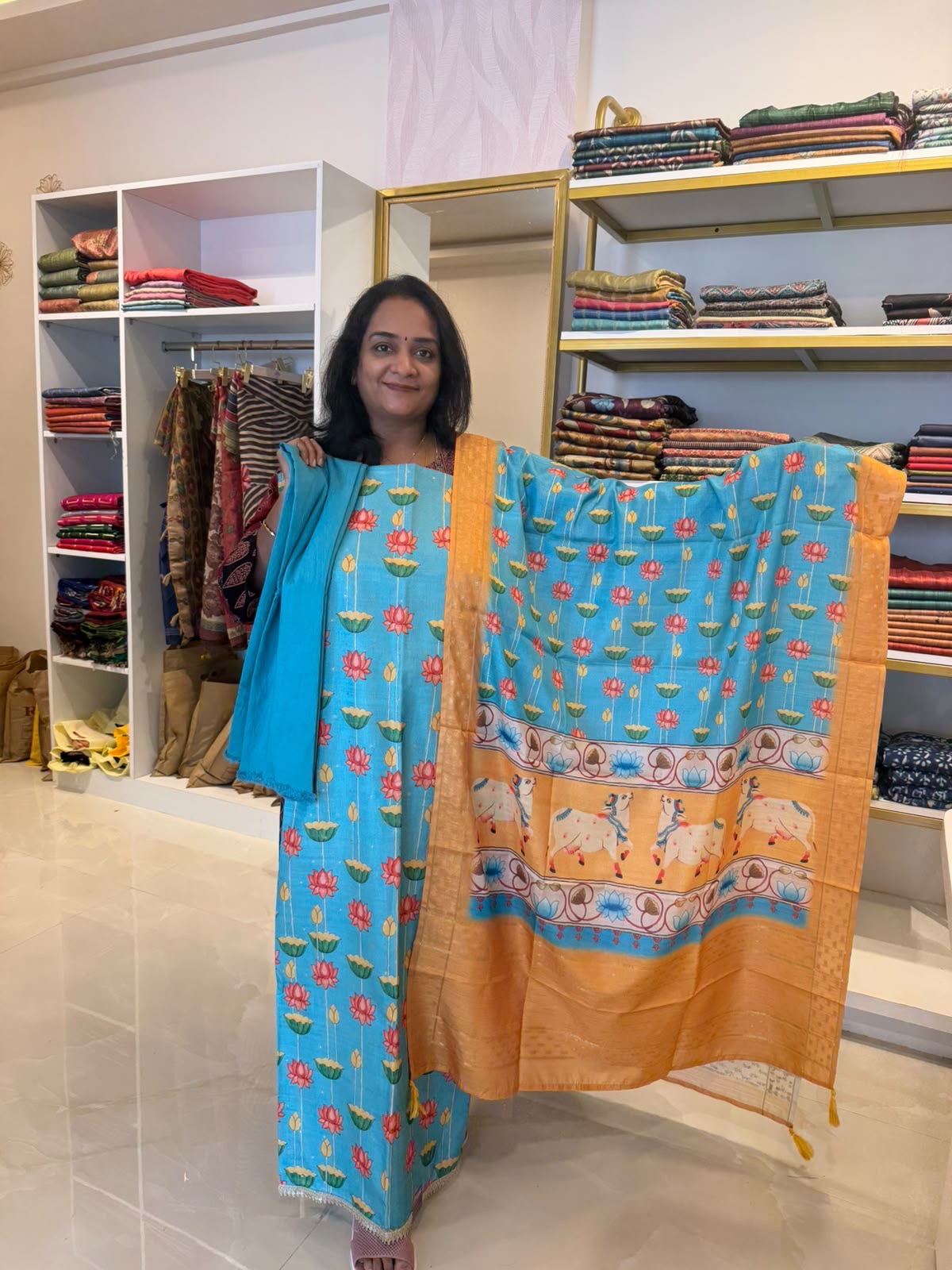Unstitched Dress Material