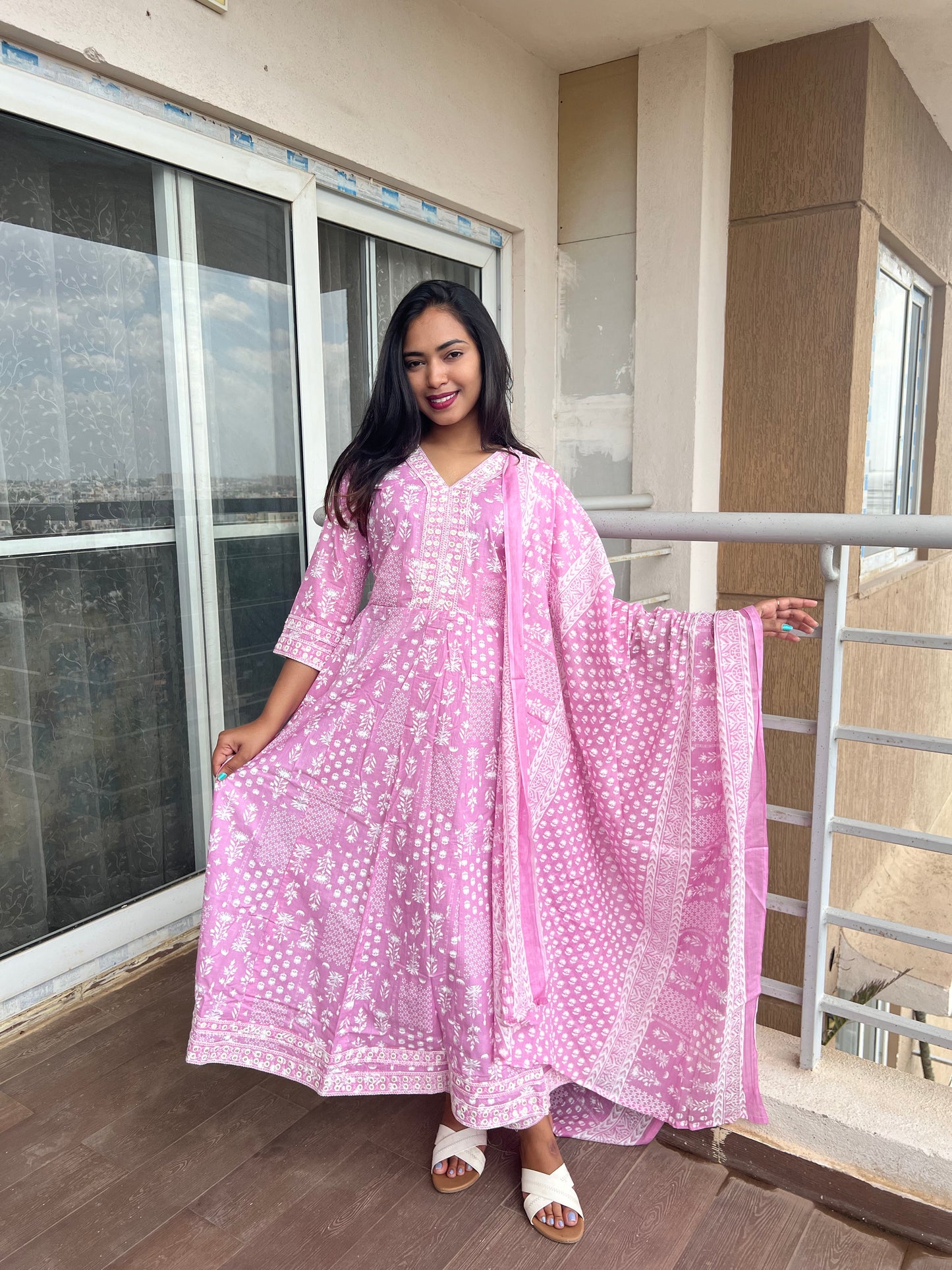 Cotton Anarkali