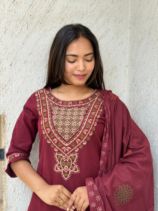 Cotton suit set