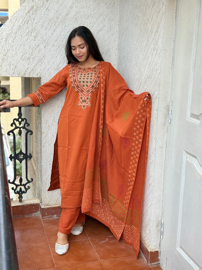 Cotton suit set