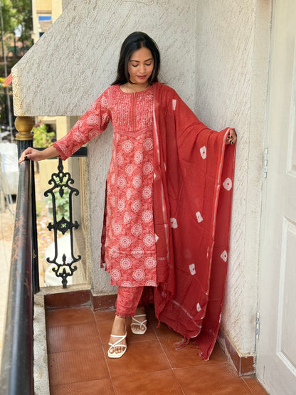 Cotton suit set