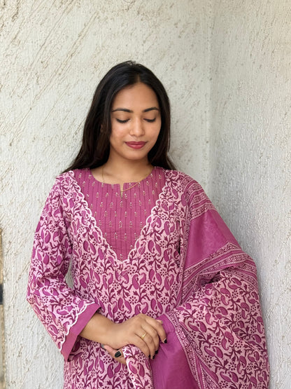 Cotton suit set