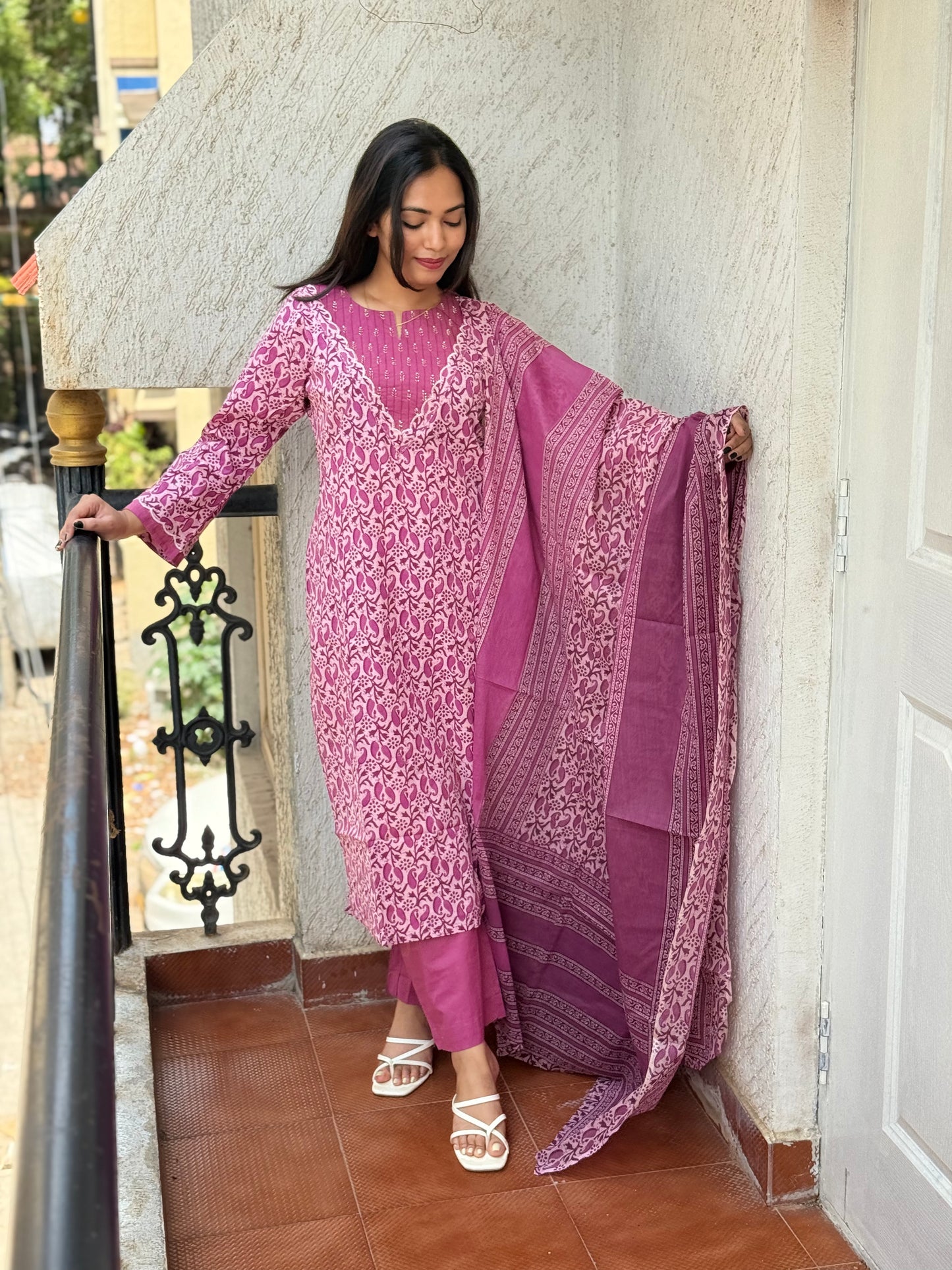 Cotton suit set
