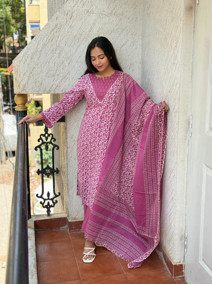 Cotton suit set