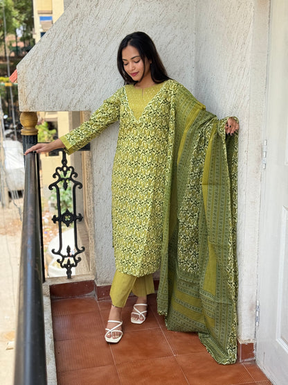 Cotton suit set