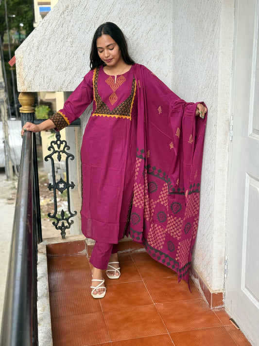 Cotton Suit Set