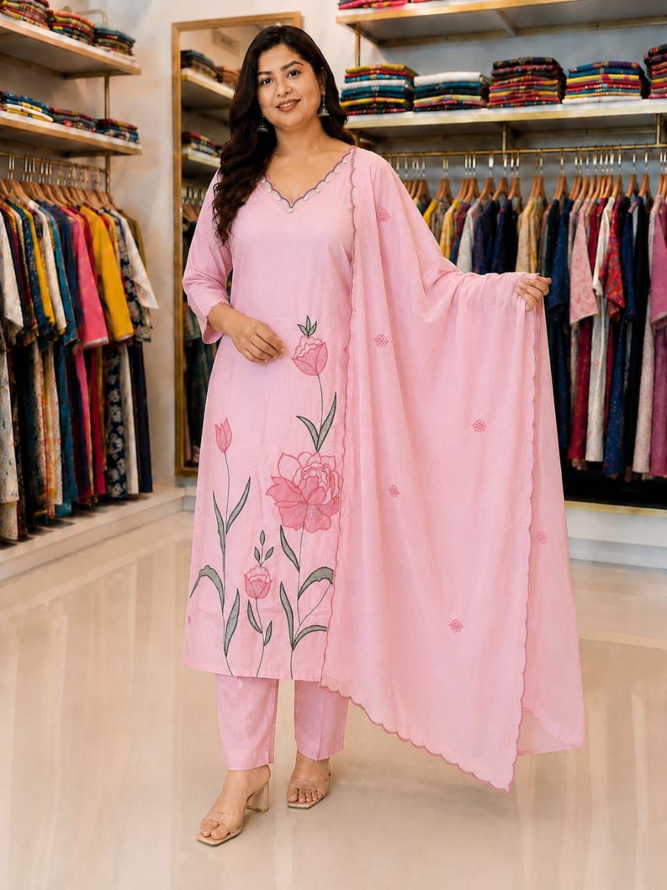 Plus Size Suit Set
