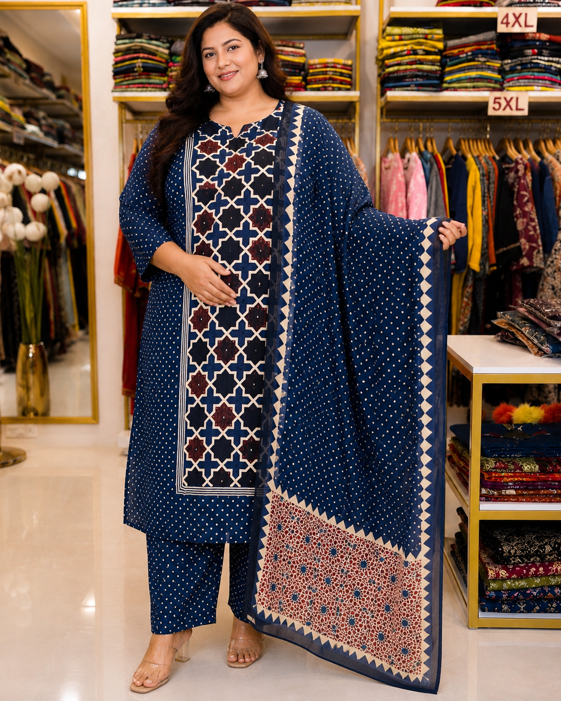 Plus Size Suit Set