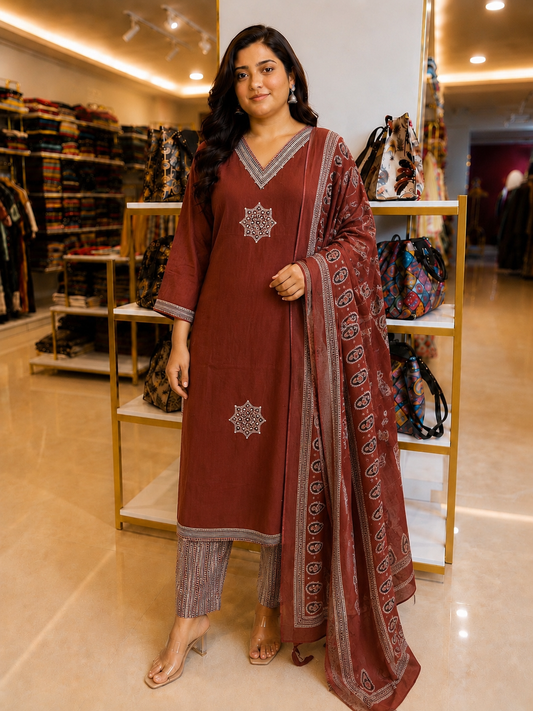 Plus Size Suit Set