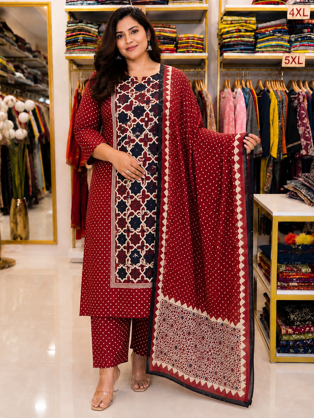 Plus Size Suit Set
