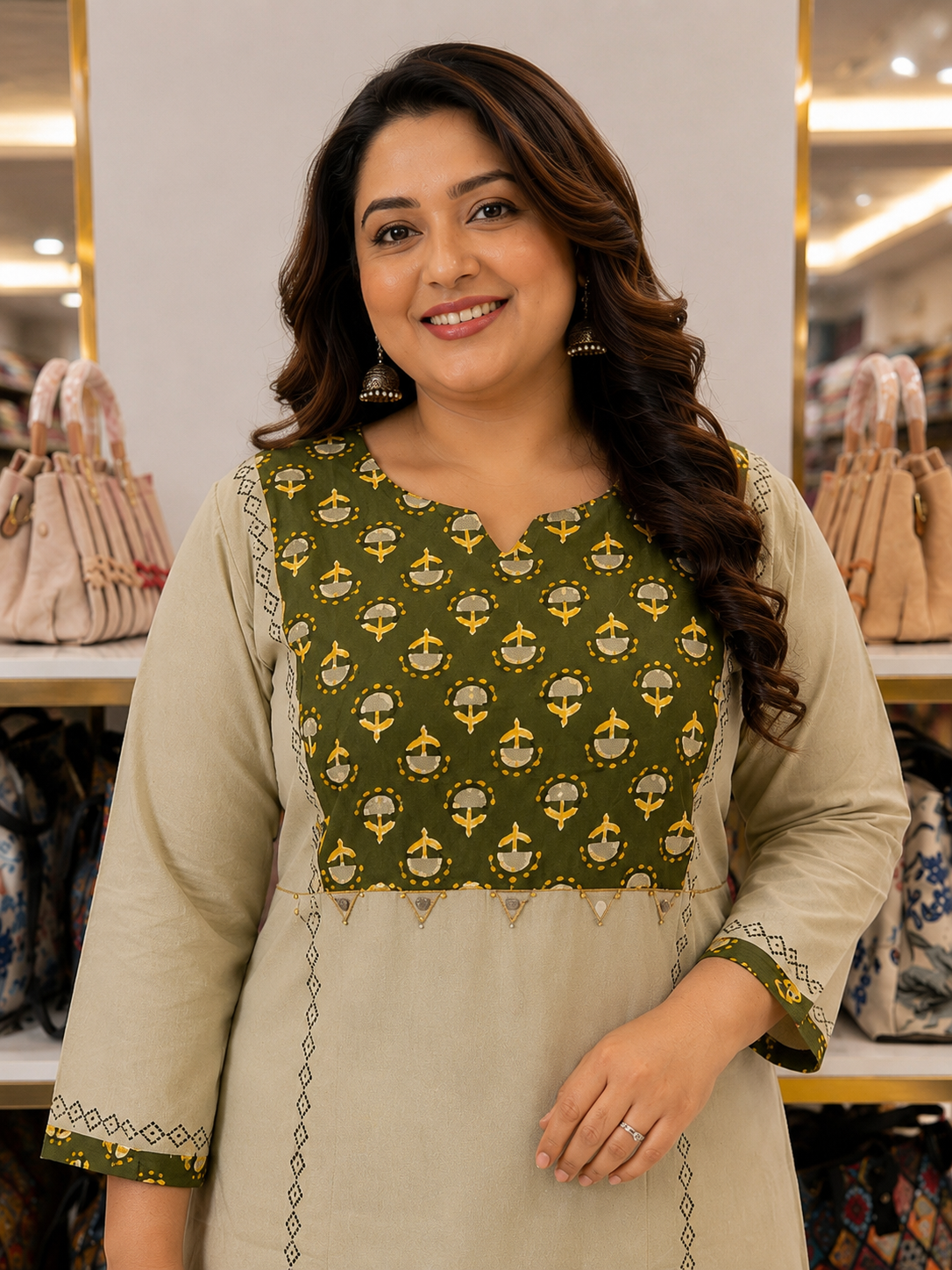 Plus Size Kurtipant