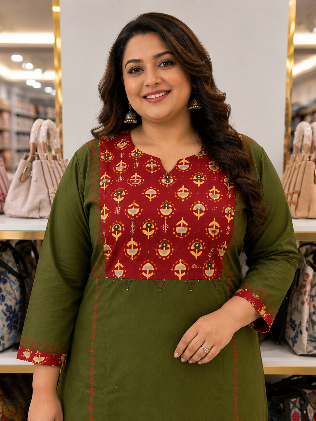Plus Size Kurtipant