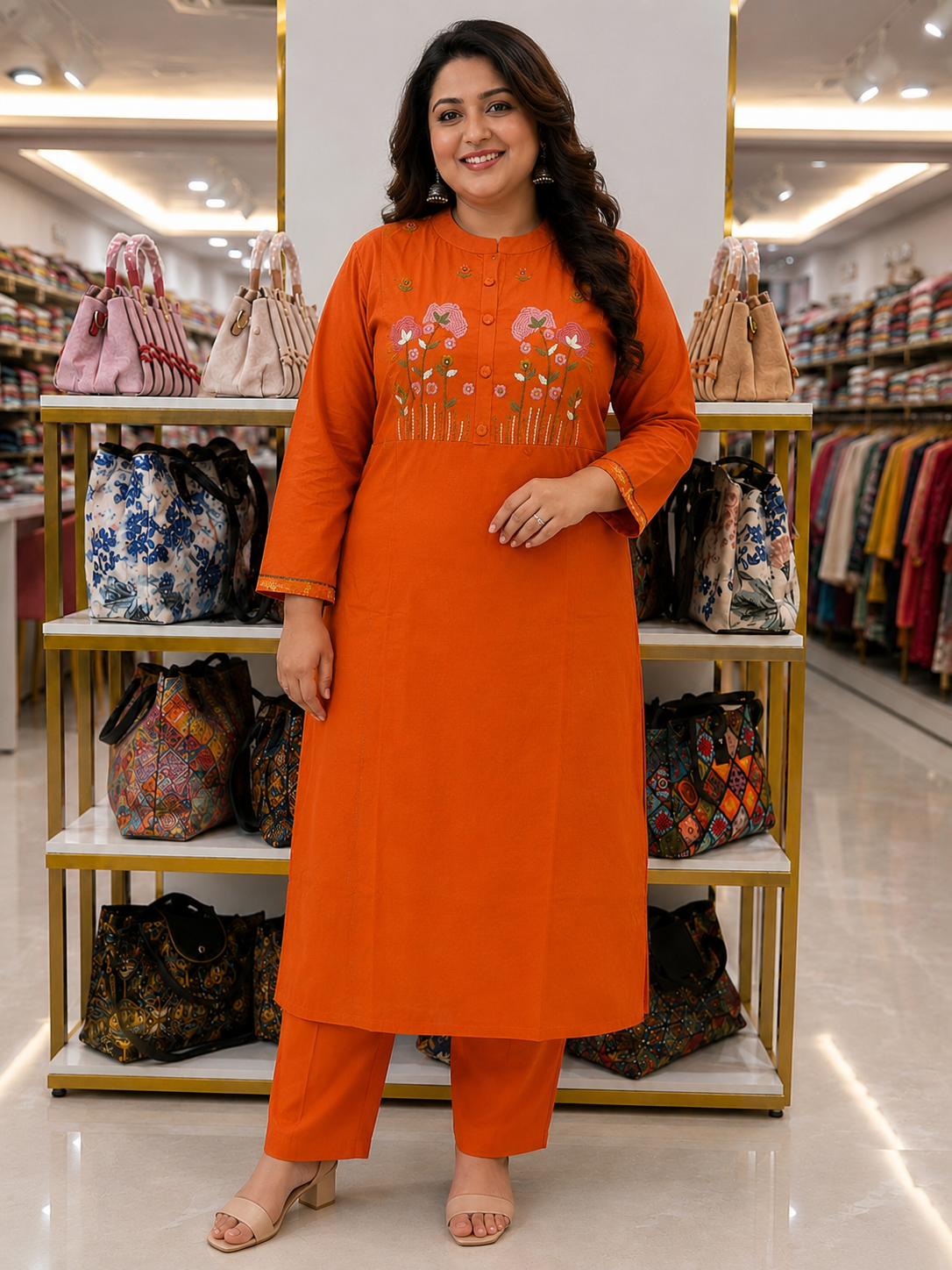 Plus Size Kurtipant