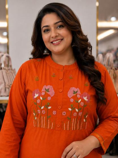 Plus Size Kurtipant