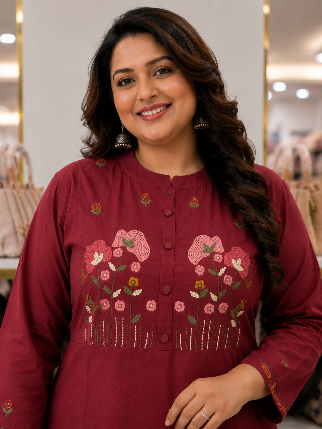 Plus Size Kurtipant