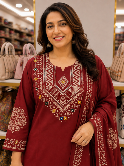 Plus Size Suit Set