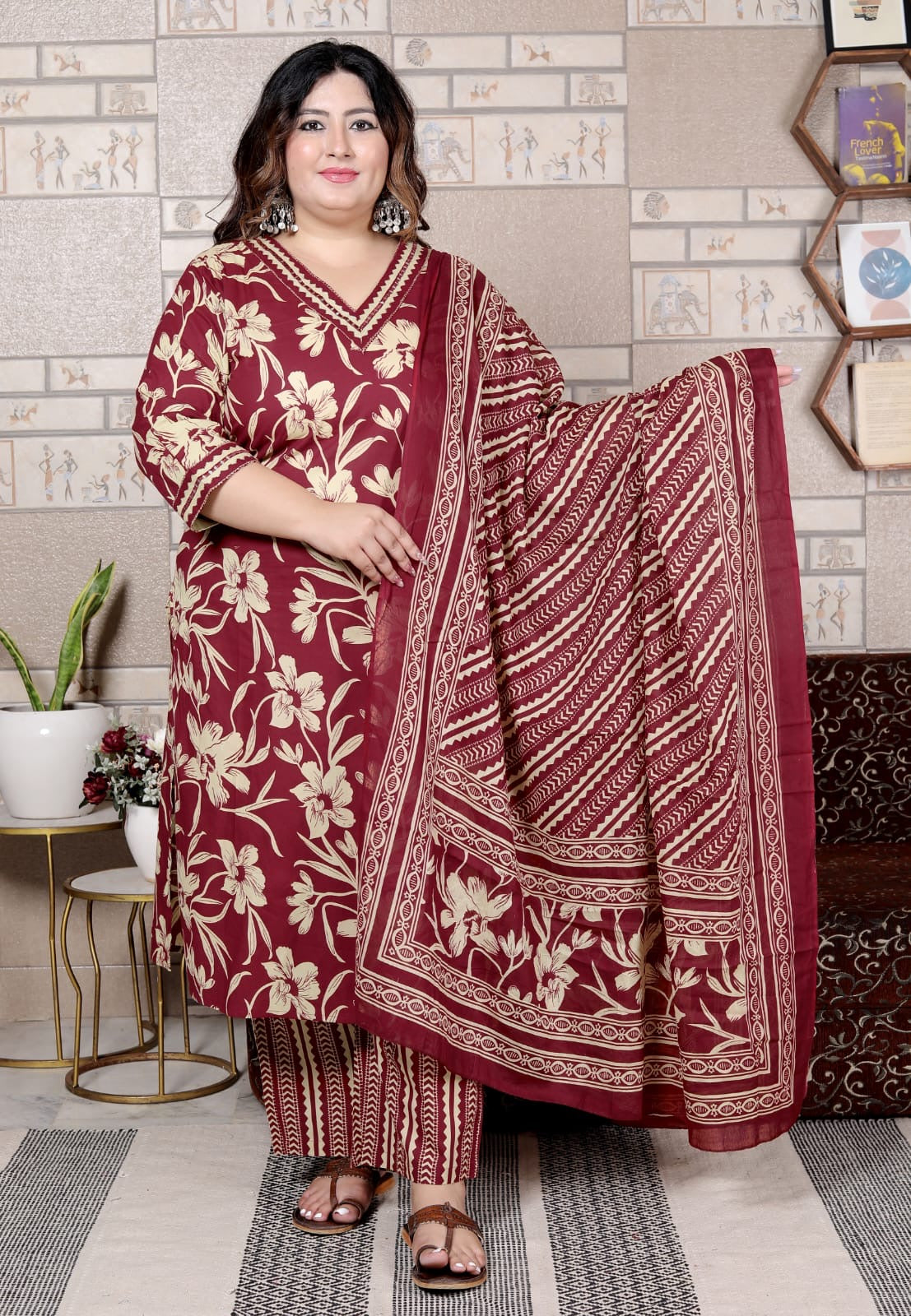 Plus Size Suit Set