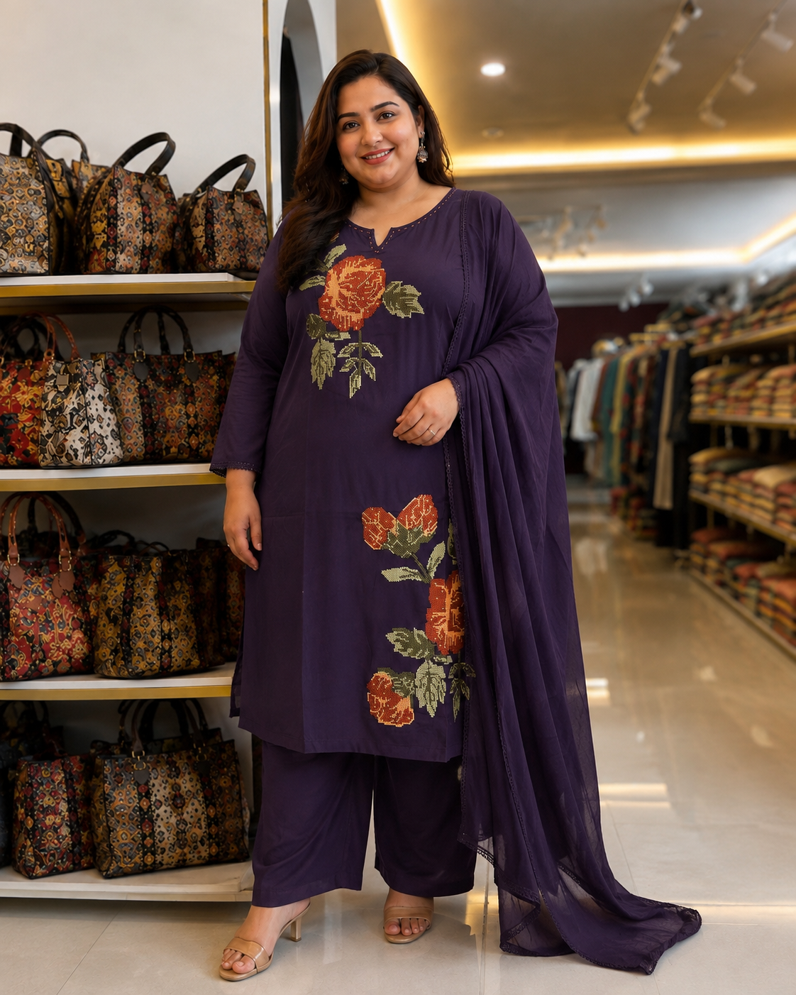 Plus Size Suit Set