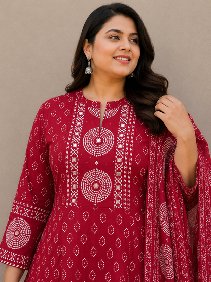 Plus Size Suit Set