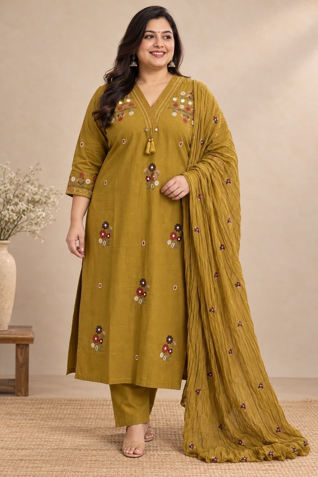 Plus Size Suit Set
