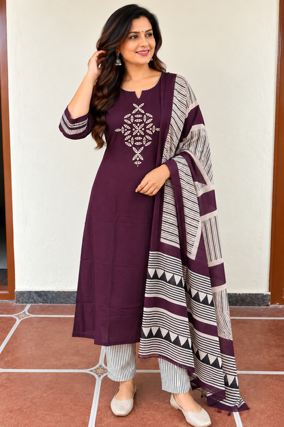 Plus Size Suit Set