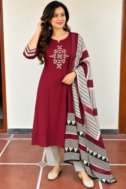 Plus Size Suit Set