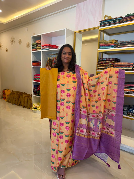 Unstiched Dress Material