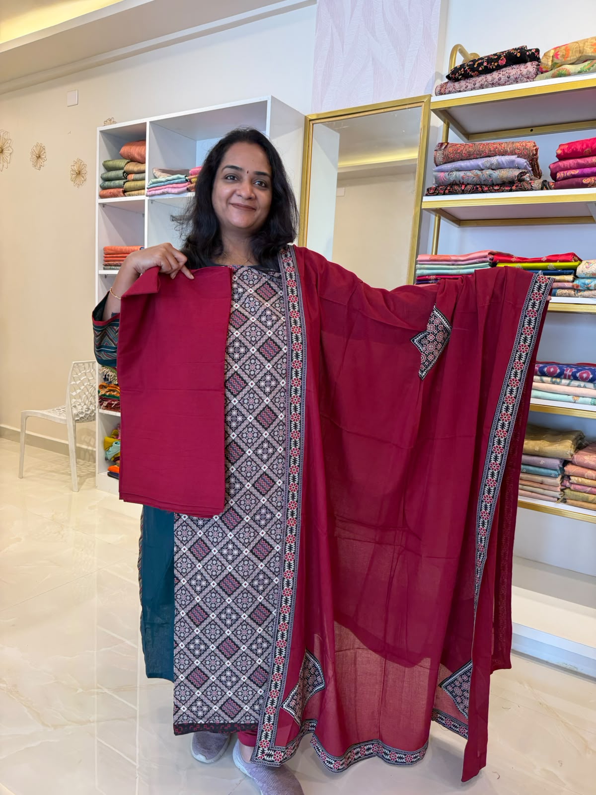 Unstitched Dress Material
